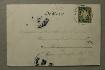 Postcard PC Bischofsgruen / 1900